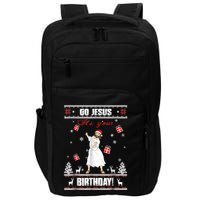 Go Jesus It's Your Birthday Ugly Christmas Party Impact Tech Backpack