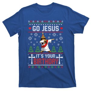 Go Jesus ItS Your Birthday Ugly Christmas Funny Cute Gift T-Shirt