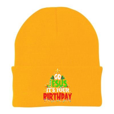 Go Jesus Its Your Birthday Christmas Family Matching Pajama Knit Cap Winter Beanie