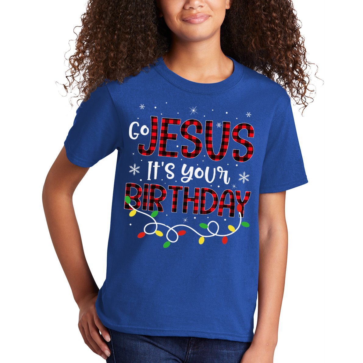Go Jesus Its Your Birthday Christmas Xmas Holiday Funny Kids T-Shirt