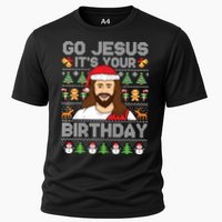 Go Jesus Its Your Birthday Ugly Christmas Sweater Funny Cooling Performance Crew T-Shirt