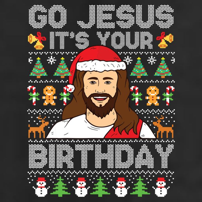 Go Jesus Its Your Birthday Ugly Christmas Sweater Funny 15oz Campfire Ceramic Mug
