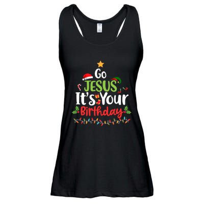 Go Jesus It's Your Birthday Funny Christmas Gifts Ladies Essential Flowy Tank