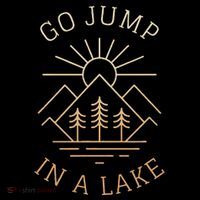 Go Jump In A Lake Button