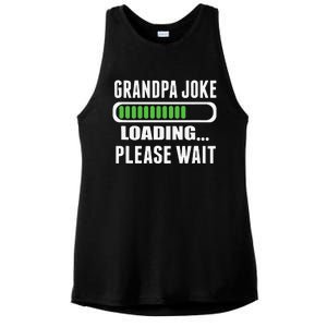 Grandpa Joke Loading Please Wait Ladies PosiCharge Tri-Blend Wicking Tank