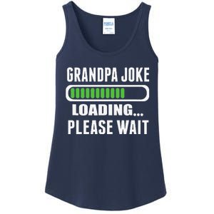 Grandpa Joke Loading Please Wait Ladies Essential Tank