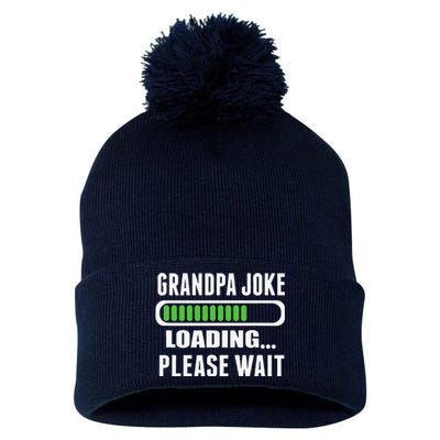 Grandpa Joke Loading Please Wait Pom Pom 12in Knit Beanie