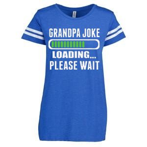 Grandpa Joke Loading Please Wait Enza Ladies Jersey Football T-Shirt