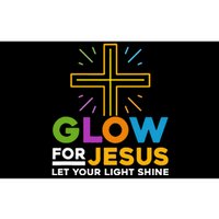 Glowfor Jesus Let Your Light Shine Faith Cross Christian Bumper Sticker