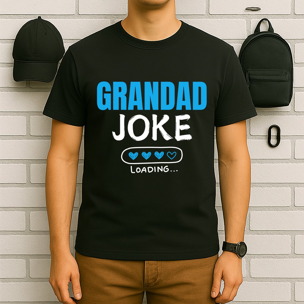 Grandad Joke Loading Funny Grandad Fathers Day T-Shirt