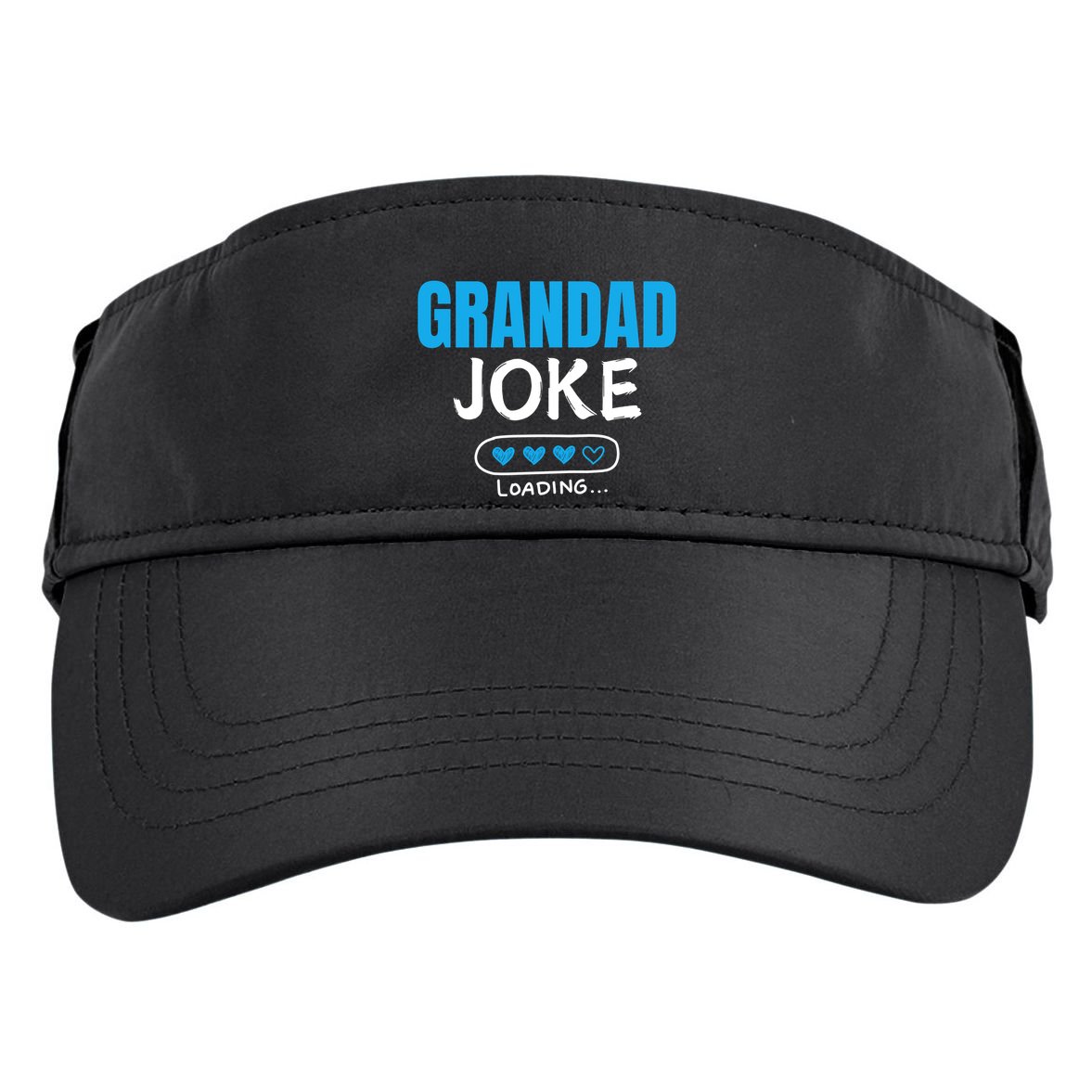 Grandad Joke Loading Funny Grandad Fathers Day Adult Drive Performance Visor