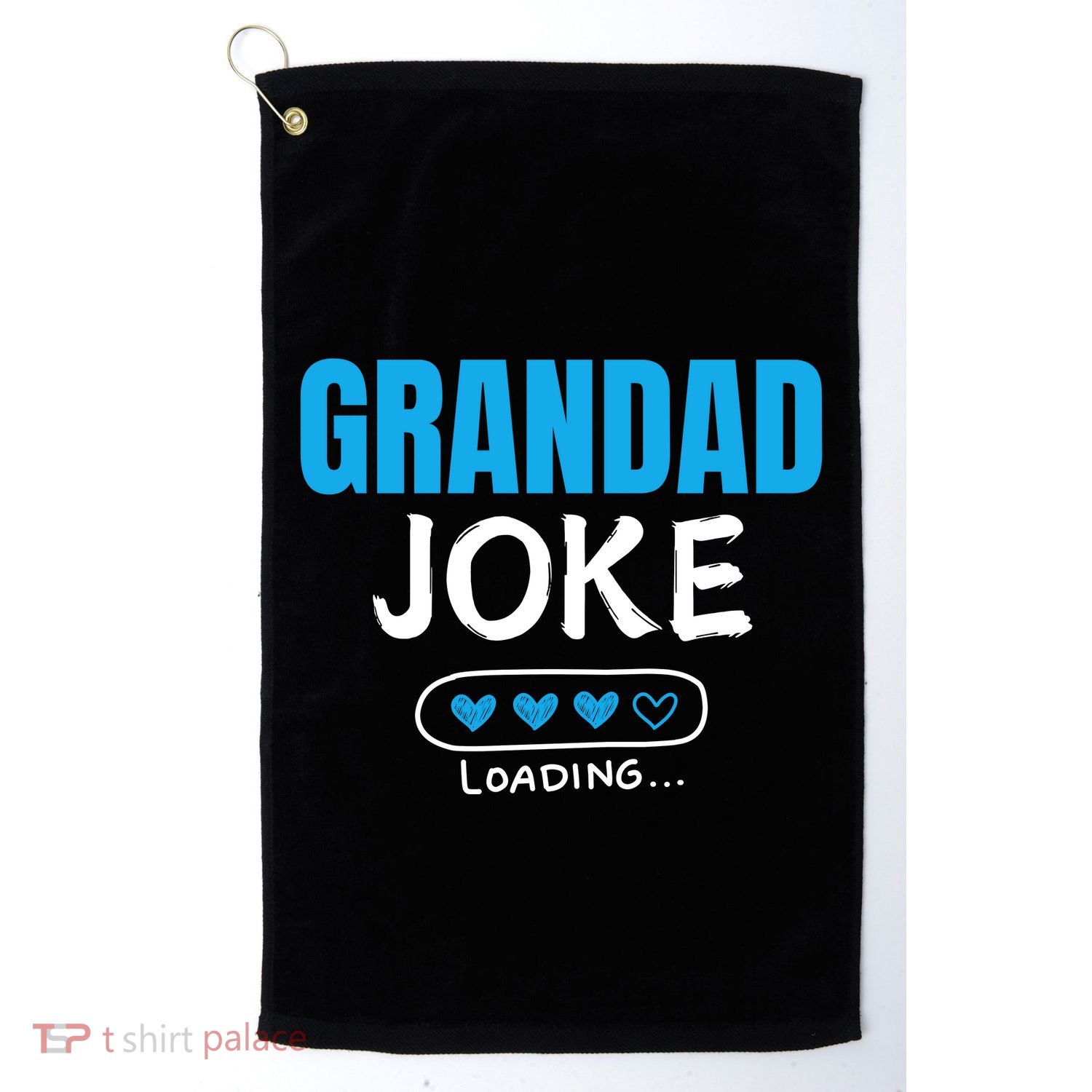 Grandad Joke Loading Funny Grandad Fathers Day Golf Towel