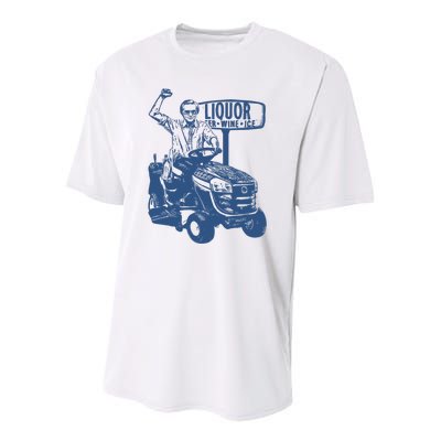 George Jones Lawn Mower Youth Performance Sprint T-Shirt