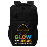 Glowfor Jesus Let Your Light Shine Faith Cross Christian Impact Tech Backpack