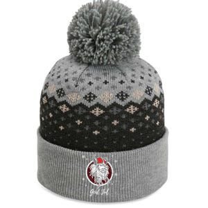 God Jul Merry Christmas Gift Norway Sweden Valhalla Viking Gift The Baniff Cuffed Pom Beanie