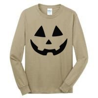 Giant Jack O Lantern Face Halloween Pumpkin Fun Tall Long Sleeve T-Shirt