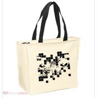 G Jones Paths Zip Tote Bag