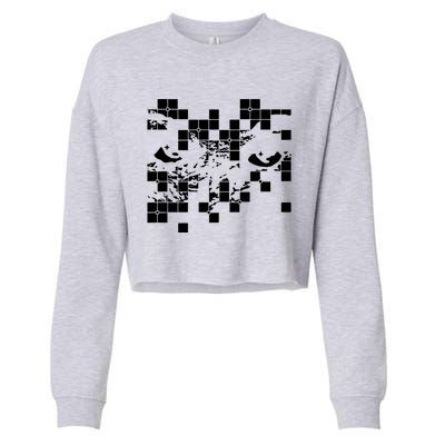 G Jones Paths Cropped Pullover Crew