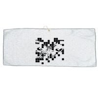 G Jones Paths Large Microfiber Waffle Golf Towel