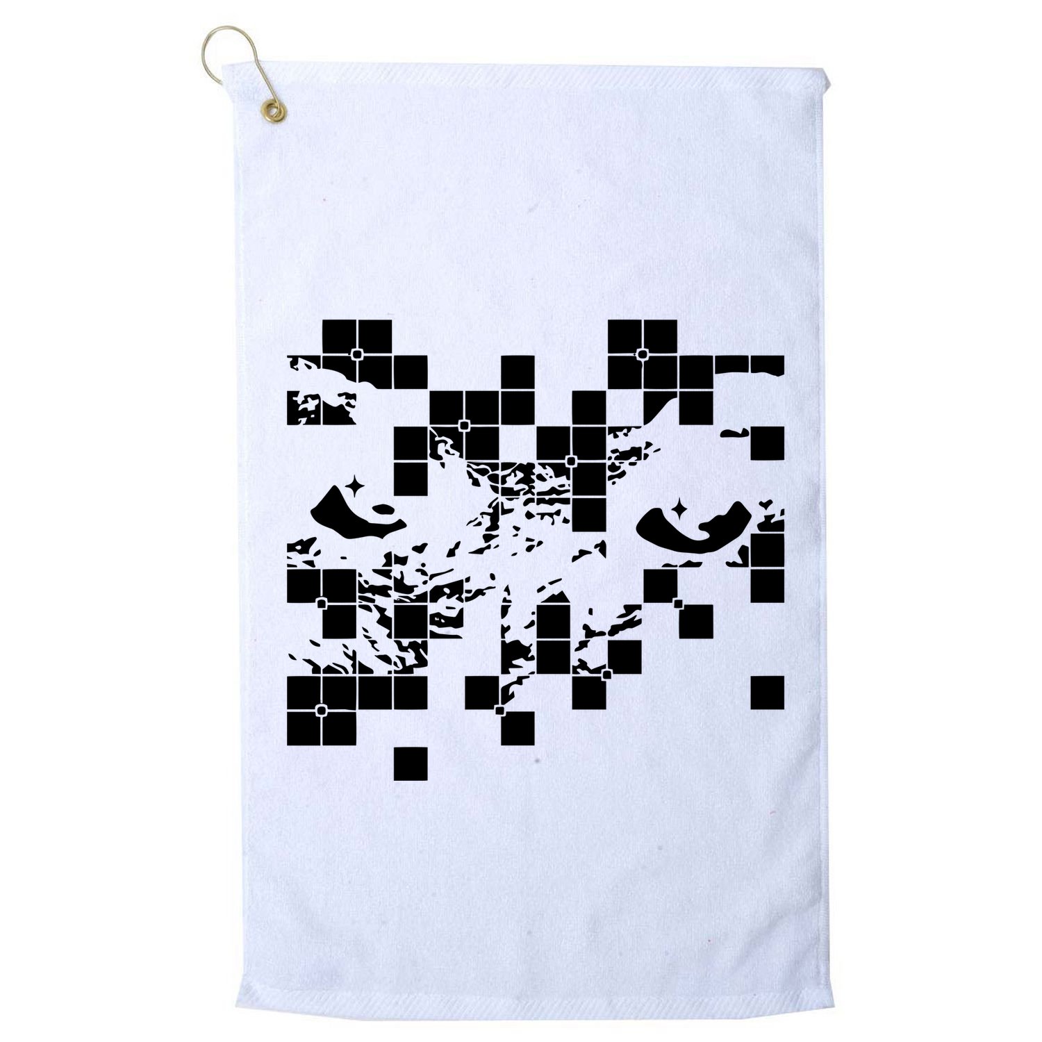 G Jones Paths Golf Towel