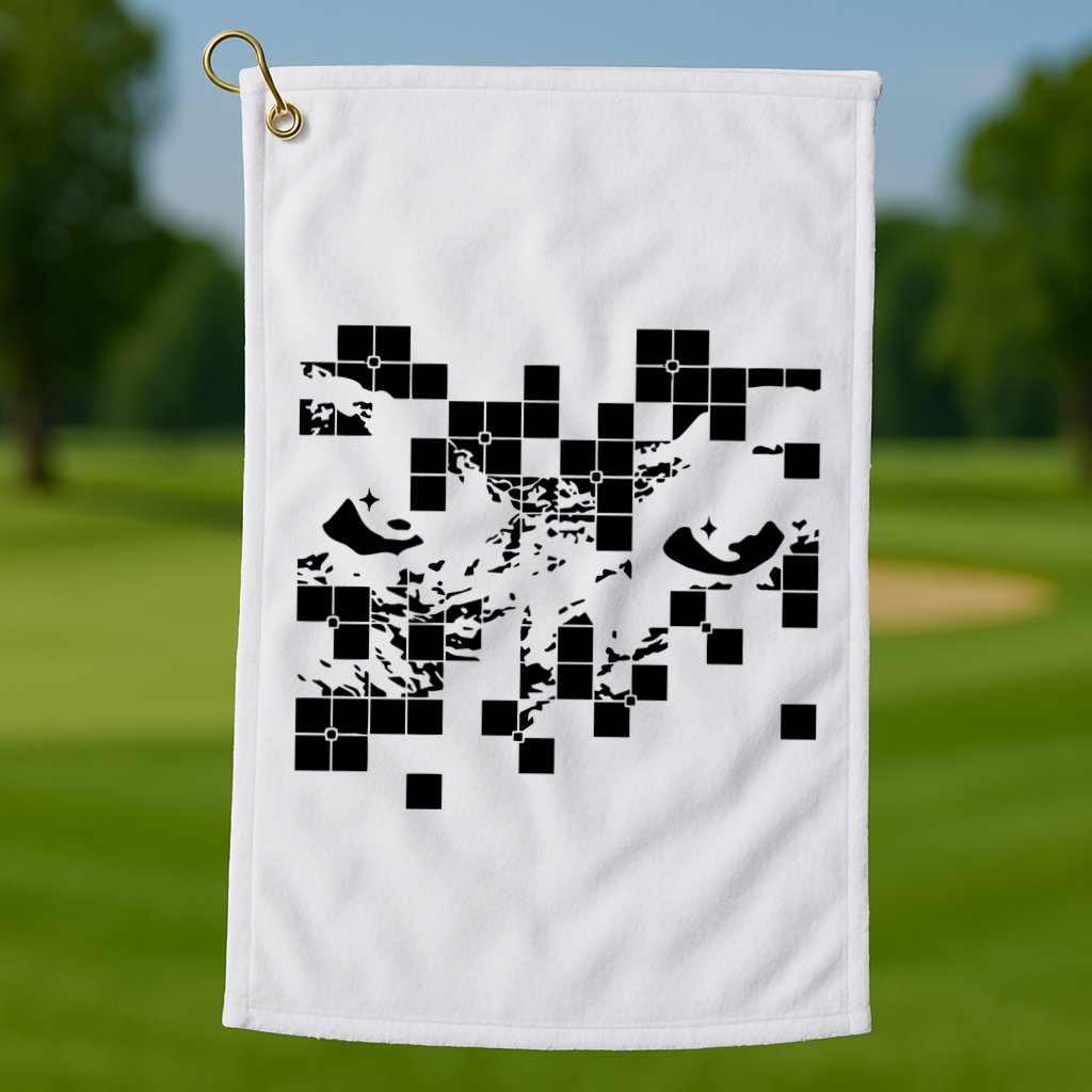 G Jones Paths Golf Towel