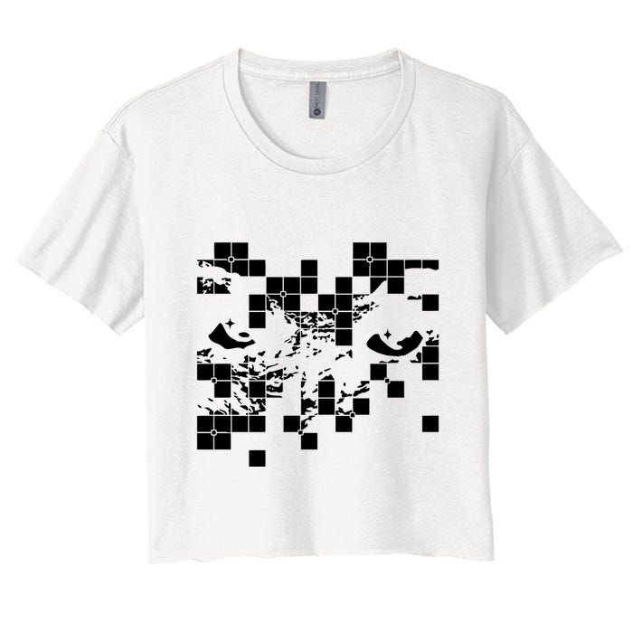 G Jones Paths Crop Top