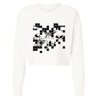 G Jones Paths Cropped Pullover Crew