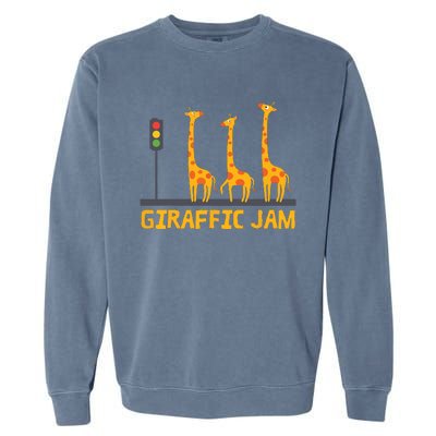 Giraffic Jam Shirts For Who Loves Giraffes Garment-Dyed Sweatshirt