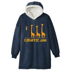 Giraffic Jam Shirts For Who Loves Giraffes Hooded Wearable Blanket