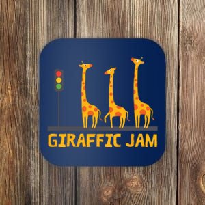 Giraffic Jam Shirts For Who Loves Giraffes Coaster