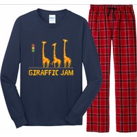 Giraffic Jam Shirts For Who Loves Giraffes Long Sleeve Pajama Set