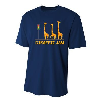 Giraffic Jam Shirts For Who Loves Giraffes Youth Performance Sprint T-Shirt