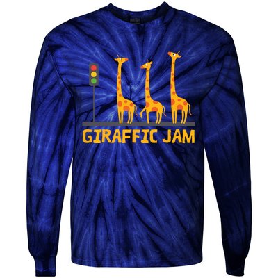 Giraffic Jam Shirts For Who Loves Giraffes Tie-Dye Long Sleeve Shirt