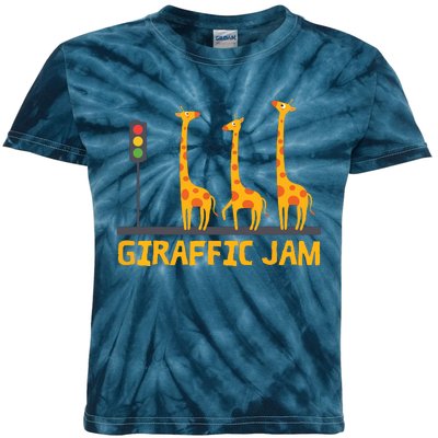 Giraffic Jam Shirts For Who Loves Giraffes Kids Tie-Dye T-Shirt