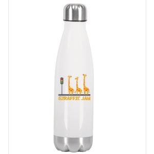 Giraffic Jam Shirts For Who Loves Giraffes Stainless Steel Insulated Water Bottle