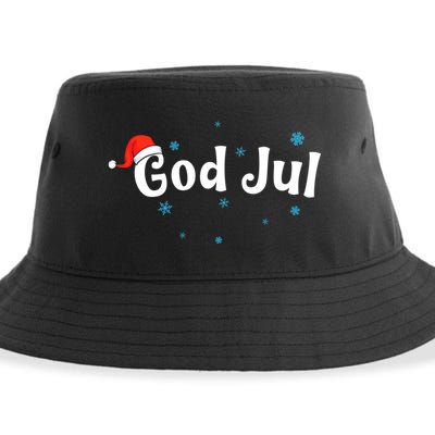 God Jul Swedish Christmas Gift Sustainable Bucket Hat