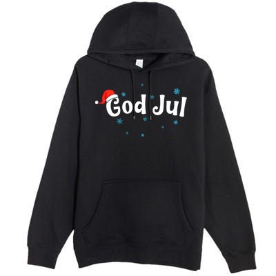 God Jul Swedish Christmas Gift Premium Pullover Hoodie