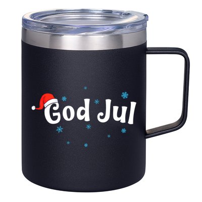 God Jul Swedish Christmas Gift 12oz Stainless Steel Coffee Mug