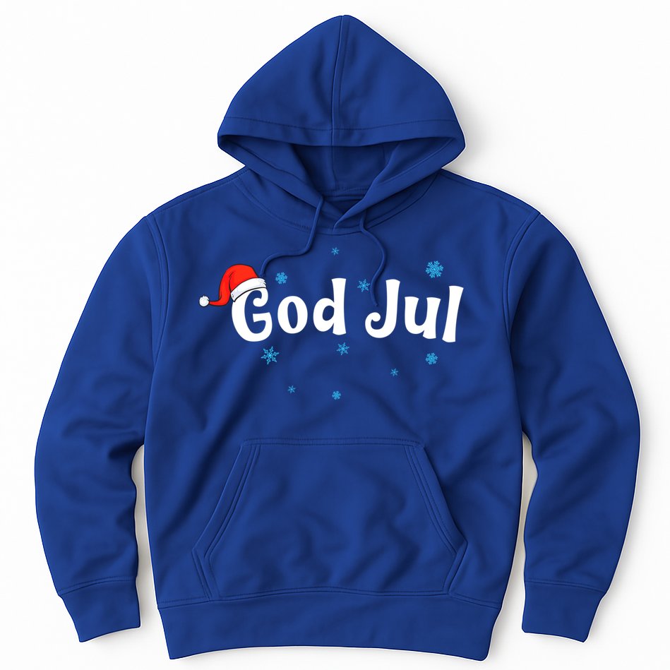 God Jul Swedish Christmas Gift Hoodie