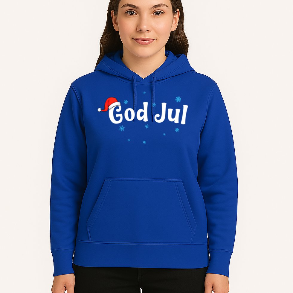 God Jul Swedish Christmas Gift Hoodie