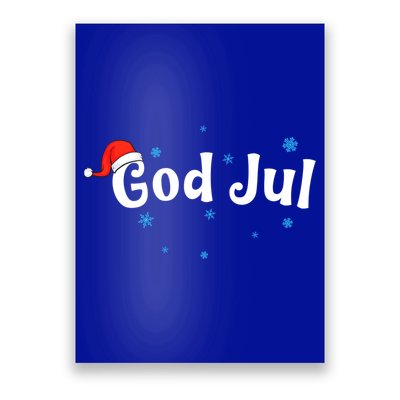 God Jul Swedish Christmas Gift Poster