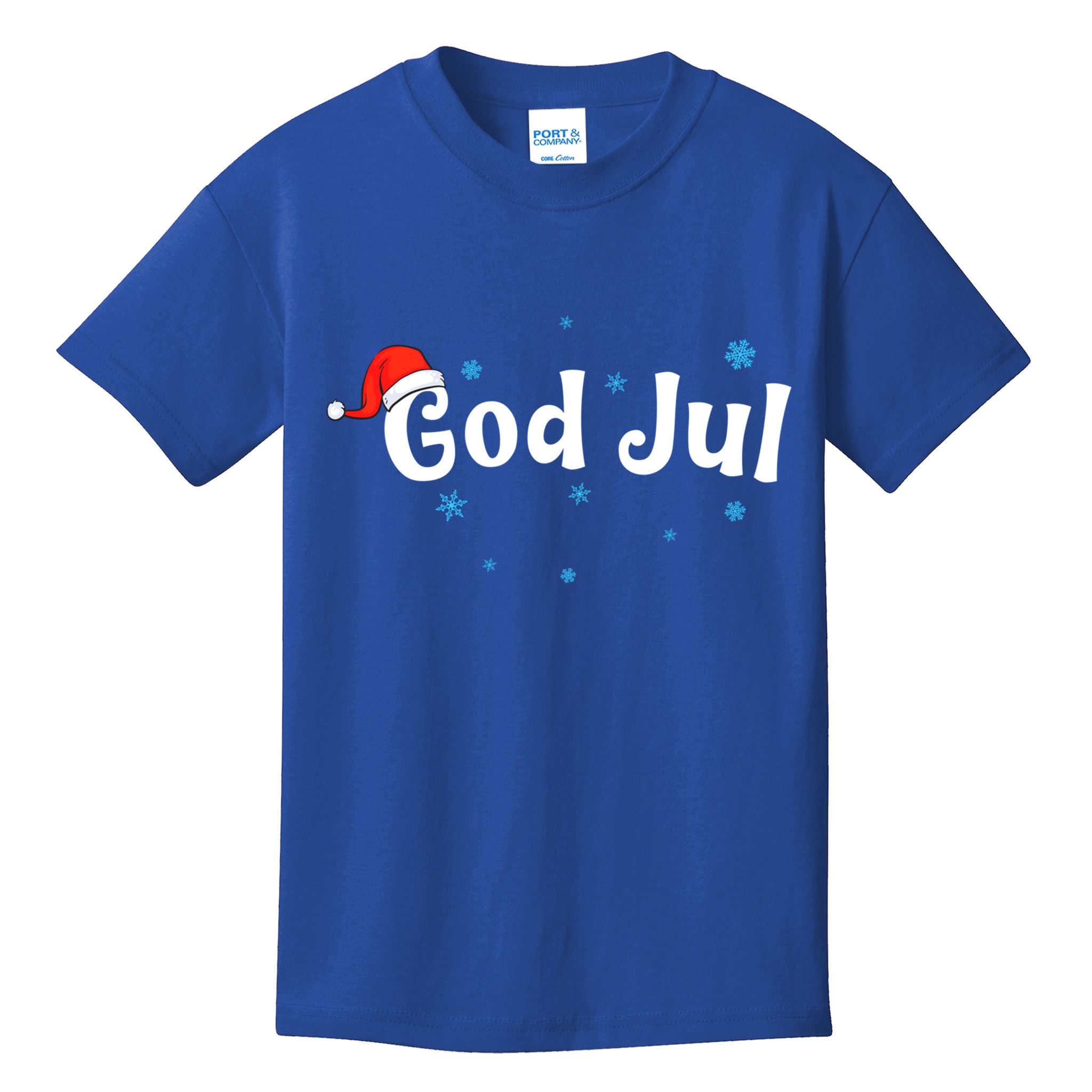 God Jul Swedish Christmas Gift Kids T-Shirt