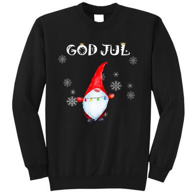 God Jul Scandinavian Swedish Merry Christmas Gnome Sweatshirt