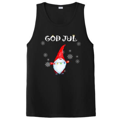 God Jul Scandinavian Swedish Merry Christmas Gnome PosiCharge Competitor Tank