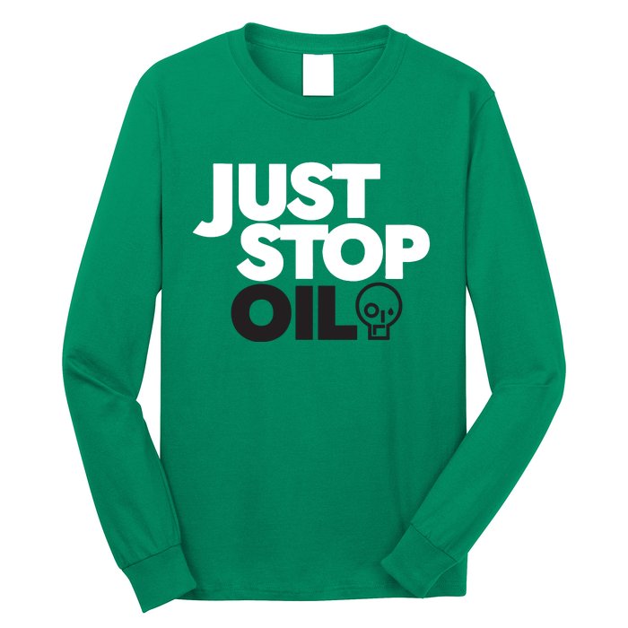 Groom Just Stop Oil Long Sleeve Shirt