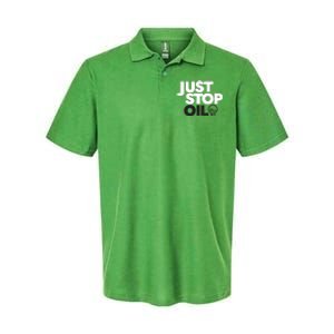 Groom Just Stop Oil Softstyle Adult Sport Polo