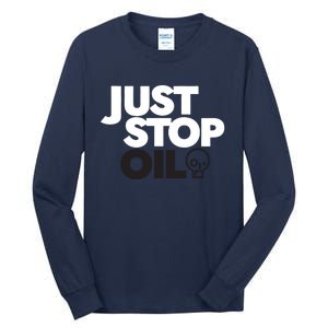 Groom Just Stop Oil Tall Long Sleeve T-Shirt