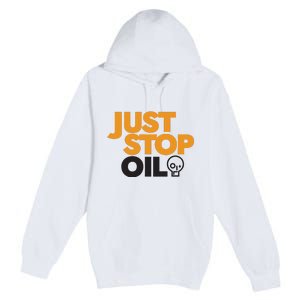 Groom Just Stop Oil Premium Pullover Hoodie