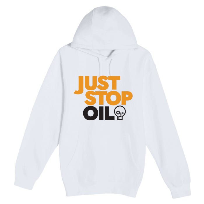 Groom Just Stop Oil Premium Pullover Hoodie