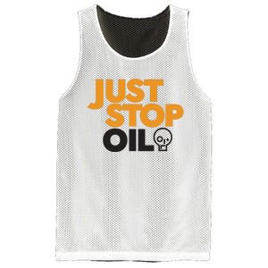 Groom Just Stop Oil Mesh Reversible Basketball Jersey Tank